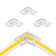 2 Pin LED Strip Light COB Corner Connector