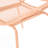 Curvaceous Shell Chairs (2), 34.35"H, Orange, Powder-Coated Iron Retro Look Chair , 24.9"D X , Orange