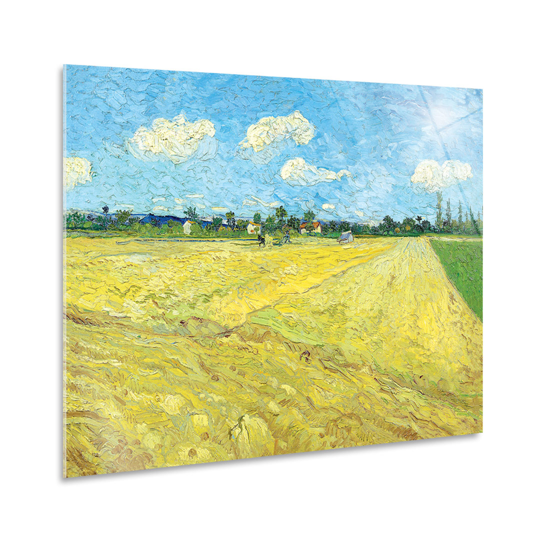 Kunstdruck Gepflügte Felder (die Furchen) von Vincent Van Gogh