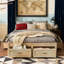 Lit en bois avec 6 tiroirs de rangement-470964765-470964761
