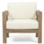 Chaise d'extérieur avec coussins Kesia