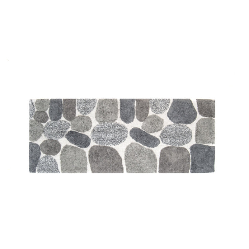 Creline Bath Rug - Dark Grey, Dark Grey