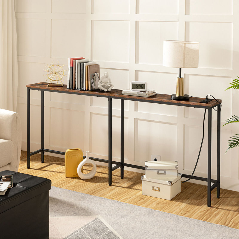 Console avec vestibule 70,9 po Anatola, Brun rustique