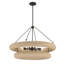 Luminaire suspendu 8 lumières 36 "Aeris