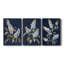 FLORAL Series CLX - Toile tendue avec châssis sur mesure - 3 pièces-887431577