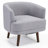 28.8'' Wide Modern Comfort Upholstered Swivel Living Room Accent Armchair With Solid Wood Legs-476247979-472971753