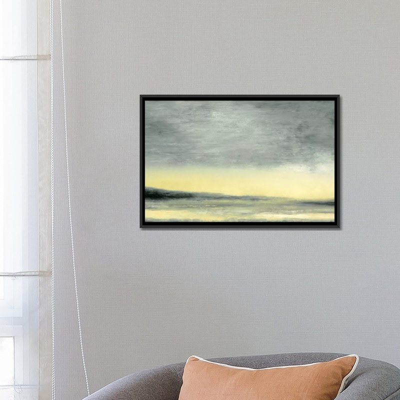 « early light », impression sur toile, H 40 po x l 60 po x P 1,5 po, Toile encadrée noire, Pas de tapis