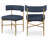 Klaidi Linen Textured Fabric Dining Chair-121416278-88545601