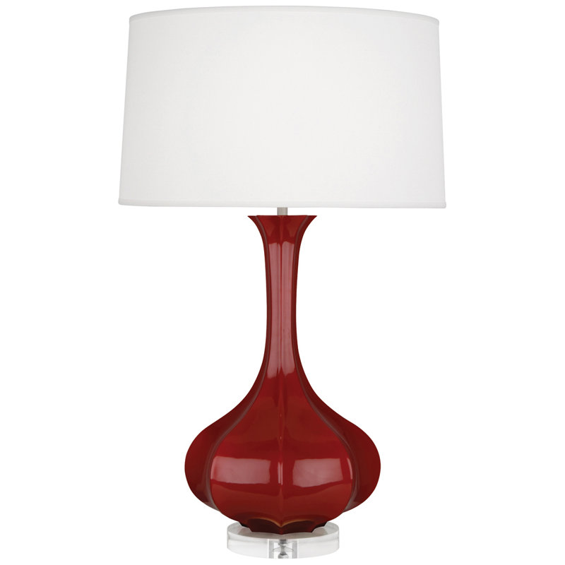 Lampe de table 32,75 po Pike, Rouge