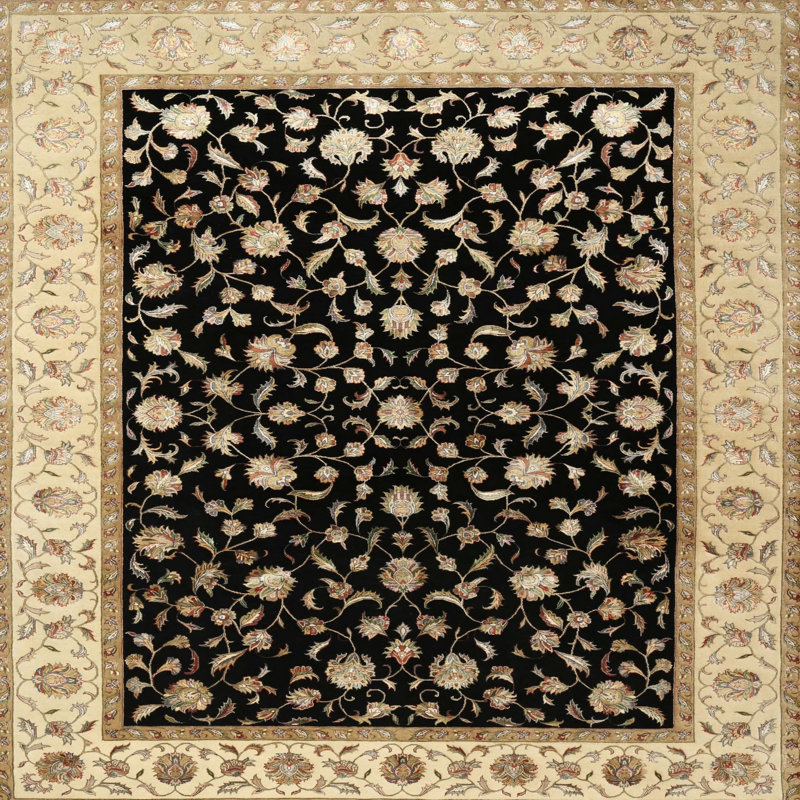 Dinjar Oriental Indoor Rug, Round 4'