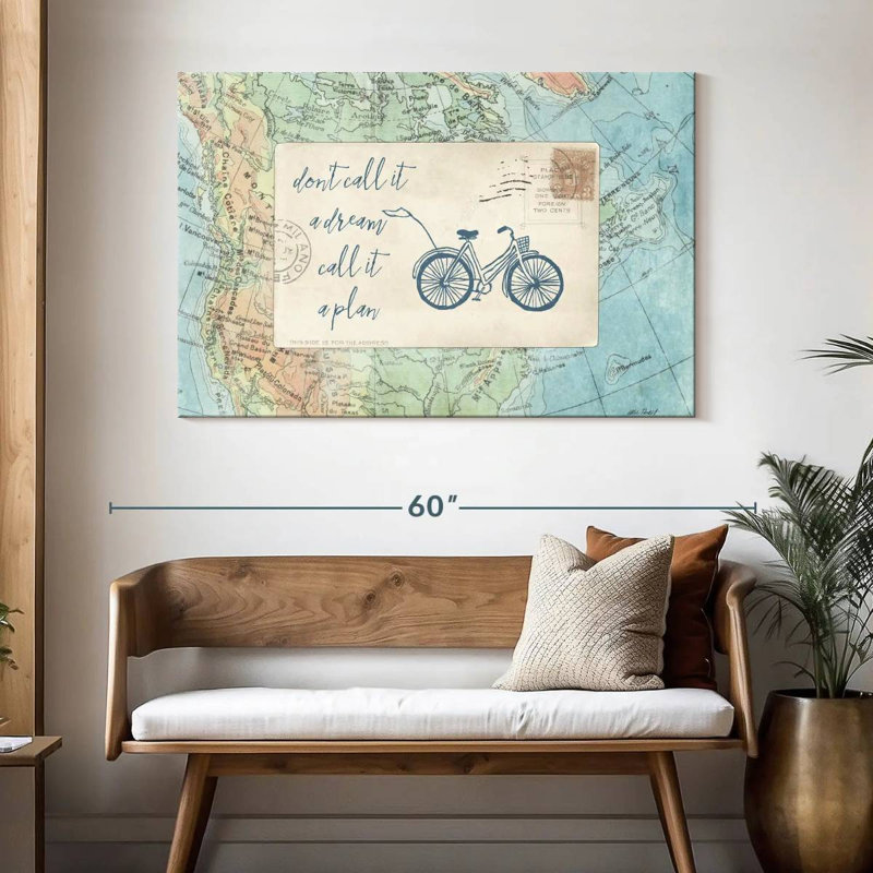 Travel Posts I, 32" H x 48" W