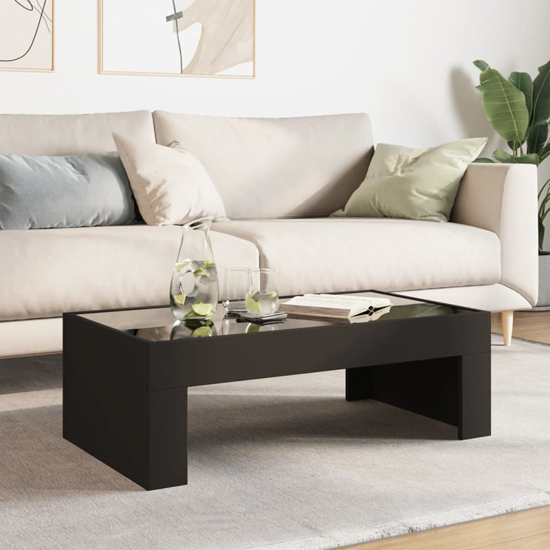 Cyndal Coffee Table, Grey Sonoma, 30cm H x 70cm L x 50cm W