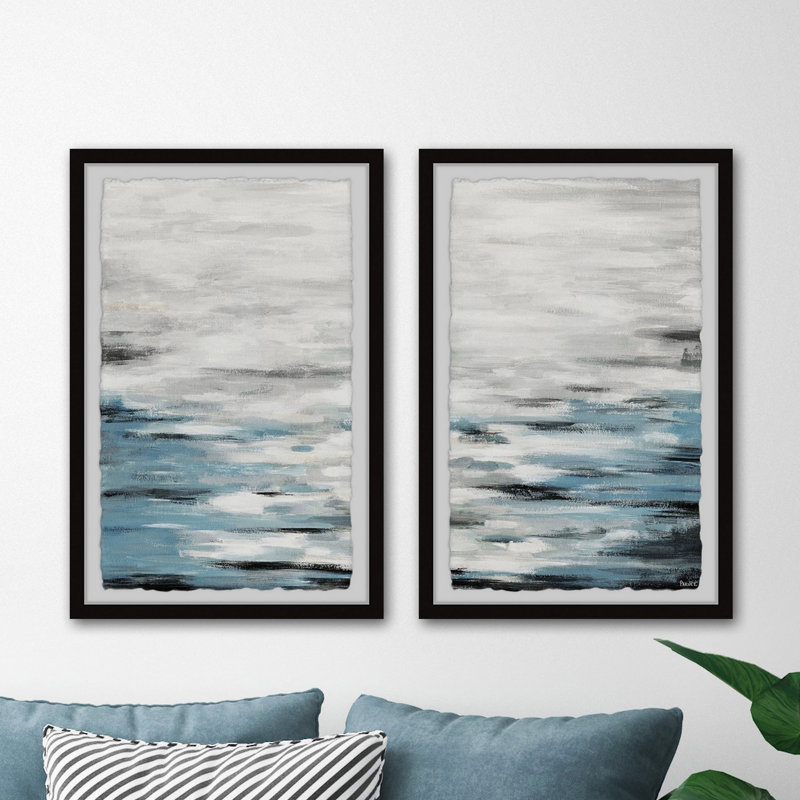 « reflective sea », taj, parvez-cadre à plusieurs images sur papier, H 12 po x l 8 po x P 1,5 po