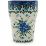 Forget Me Not Ceramic Drinking Glass