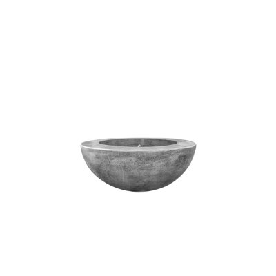 Raposa Round Concrete Outdoor Fireplace