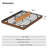 Natural Floating Bed Frame With Led Lights, Modern Fluted Oak Platform Bed Frame Floating, Heavy Duty Metal Slats, No Box Spring Required-1735733420-1735733419