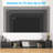 Extendable TV Stand, Modern Entertainment Center For Up To 110 Inch TV, Wood Reversible TV Media Console-505658327