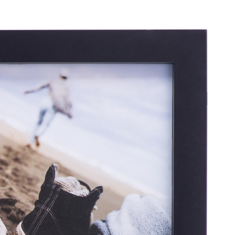 Manhattan Black Wood 11x17 Wall Picture Frame