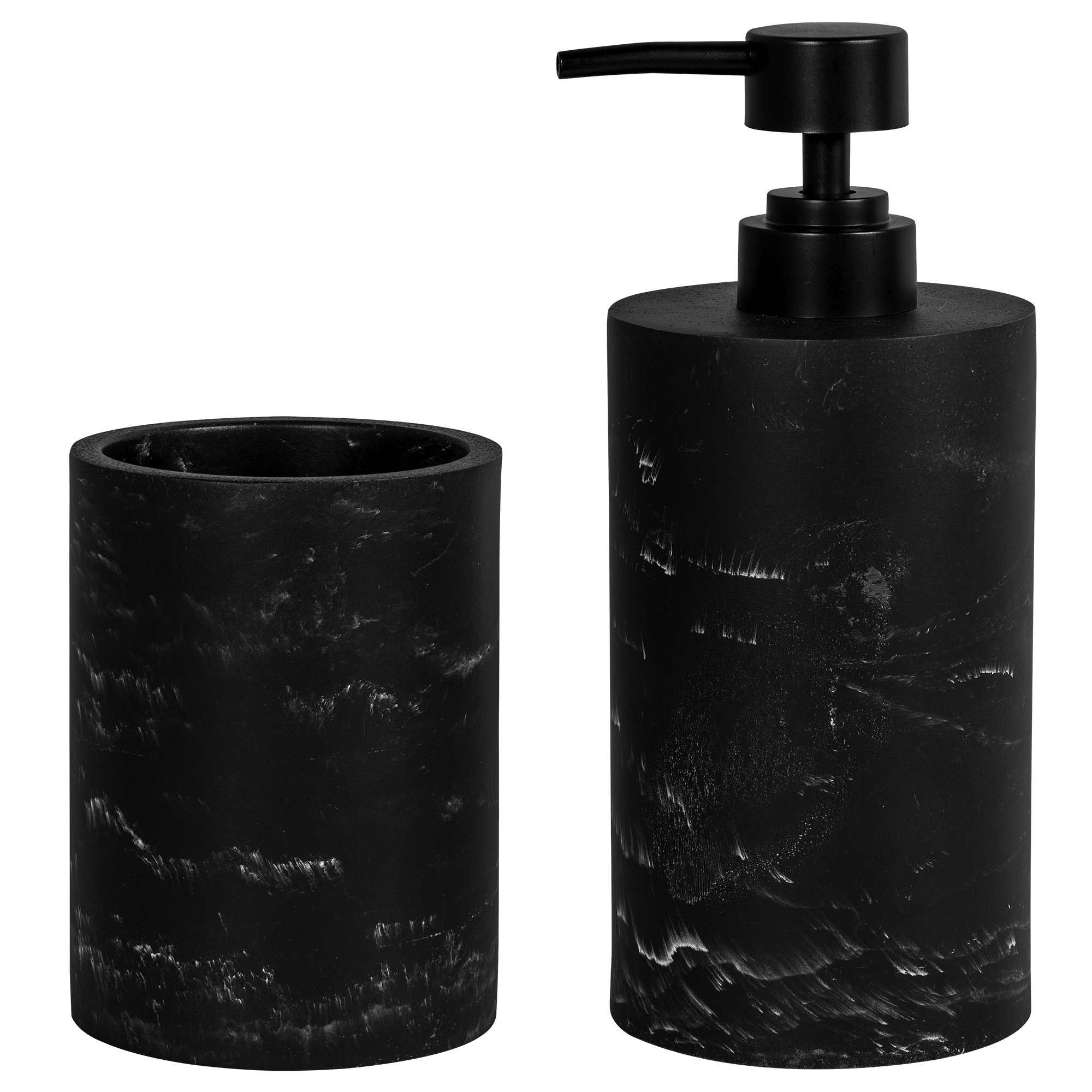 Wrought Studio Square, 2 Pcs., Polyresin Modern Vanity Countertop Set ...