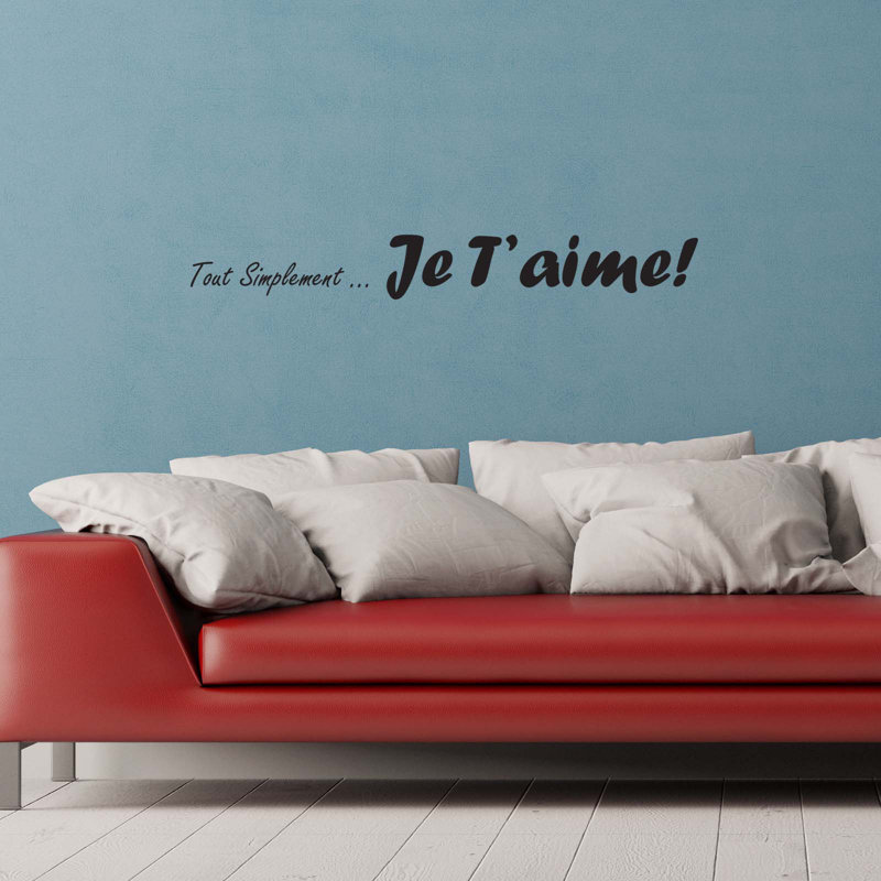 Text & Numbers Wall Decal