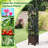 87'' Tall Raised Garden Bed w/ Plant Box & Trellis Lockable Wheels Indoor Outdoor