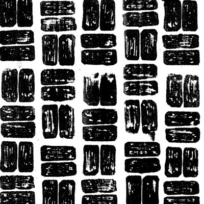 Black and White Pattern 2 - Wrapped Canvas Graphic Art
