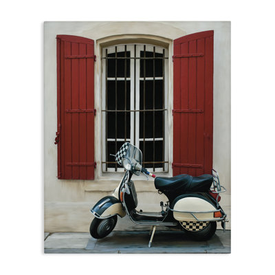 Two Wheel Dream Canvas, design by Renel Peters