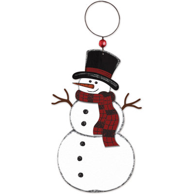 Snowman Ornament - Set of 2