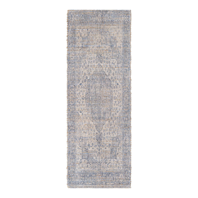 Tapis Watkin - bleu, Tapis de couloir 2 pi 2 po x 6 pi 1 po