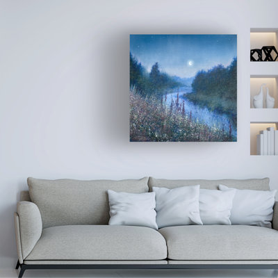 Jennifer Taylor Art Nocturne In Sapphire  Canvas Art