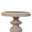 Solid Wood Tray Top Drum End Table