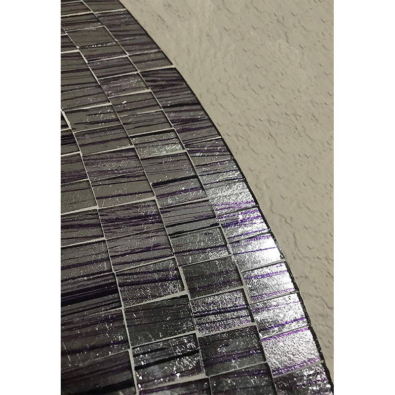Rushworth Glass Frame Mirror, Violet