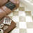 Sophia Checkerboard 12" x 12"  Porcelain Marble-Look Floor Tile (33.44 Sq. Ft. / Case)-119241571