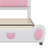 Upholstered Platform Bed With Rabbit Shaped Headboard
