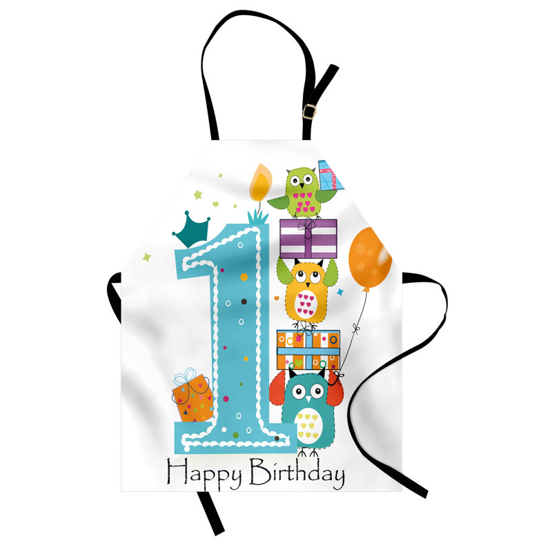 Birthday No Pattern Bib Apron