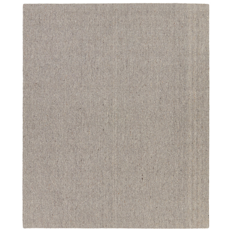 Tapis brun clair fait à la main Liseta Westen LOR01, Rectangle 6 pi x 9 pi