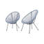 Chaise Acapulco avec cordons flexibles, parfaite pour le confort et le style moderne dans tout espace de vie