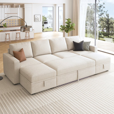 Canapé modulaire avec rangement en U Niyona
