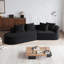 Canapé modulaire surdimensionné en chenille moderne avec sièges extra profonds et larges, canapé 4 places pour un confort et un style ultimes-1148963610-1148963611