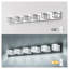 Applique murale de salle de bain moderne 41 po à 6 lumières DEL en cristal 41 po avec abat-jour en diamant transparent-188426544-188426545
