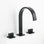 Devon Luk 2 Bathroom Faucet - Widespread - 9" Brass/Matt Black