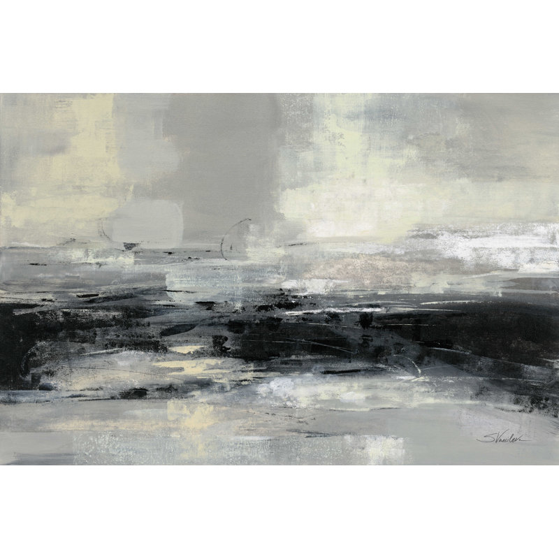 Winter Road by Silvia Vassileva - Wrapped Canvas Print, 12" H x 18" W, Yes, Walnut Single Picture Framed