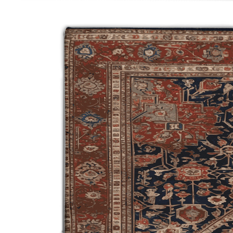 Tapis turc intérieur et extérieur brun, Rectangulaire 2 pi x 3 pi