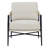 Bleechington Mid-Century Modern Upholstered Armchair-1333447627