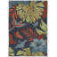Tapis bleu marine / brun / vert Abinash-584073928