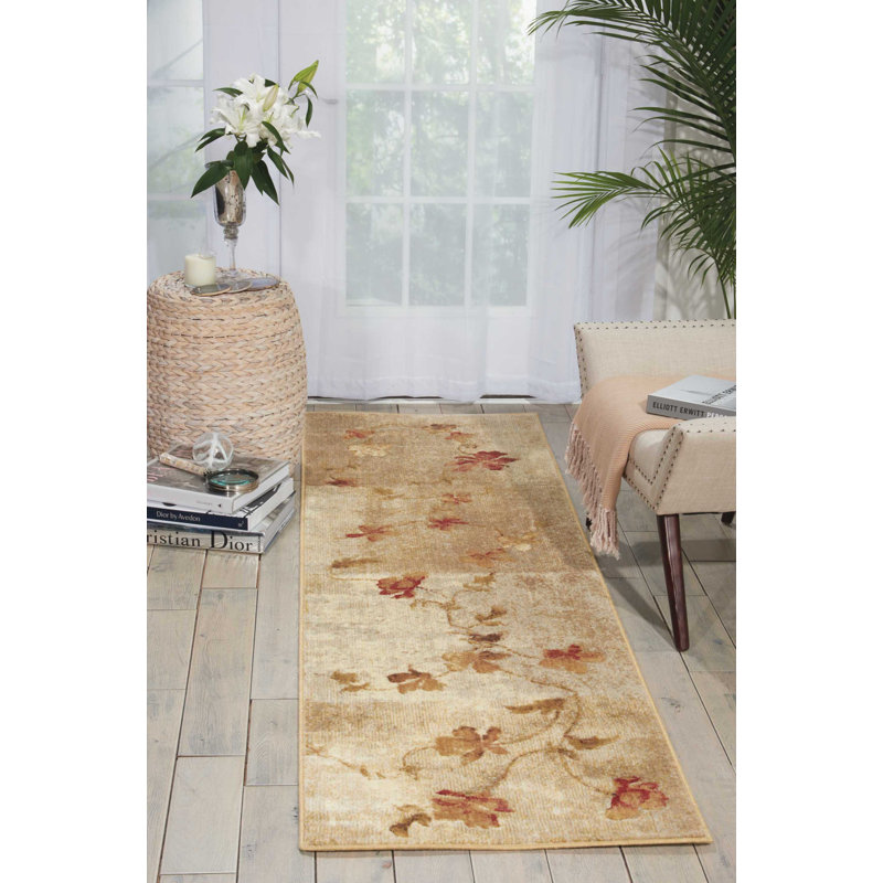 Floral Indoor Rug, Runner 2' x 5'9"