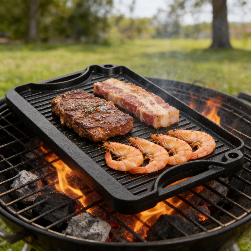 Cast Iron Reversible Grill Pan