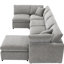 Chenille moderne, 6 places, gris, peu encombrant-1826625098