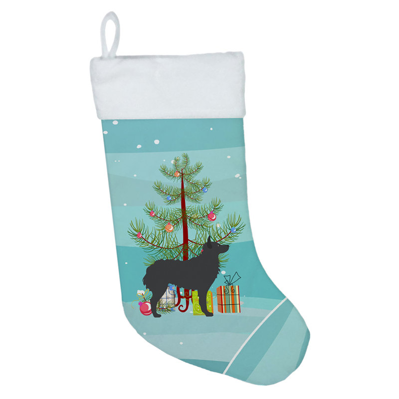 Chaussette de noël joyeux de noël, Berger croate