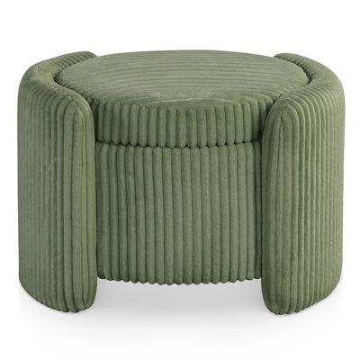 Buckler Round Storage Ottoman by Latitude Run